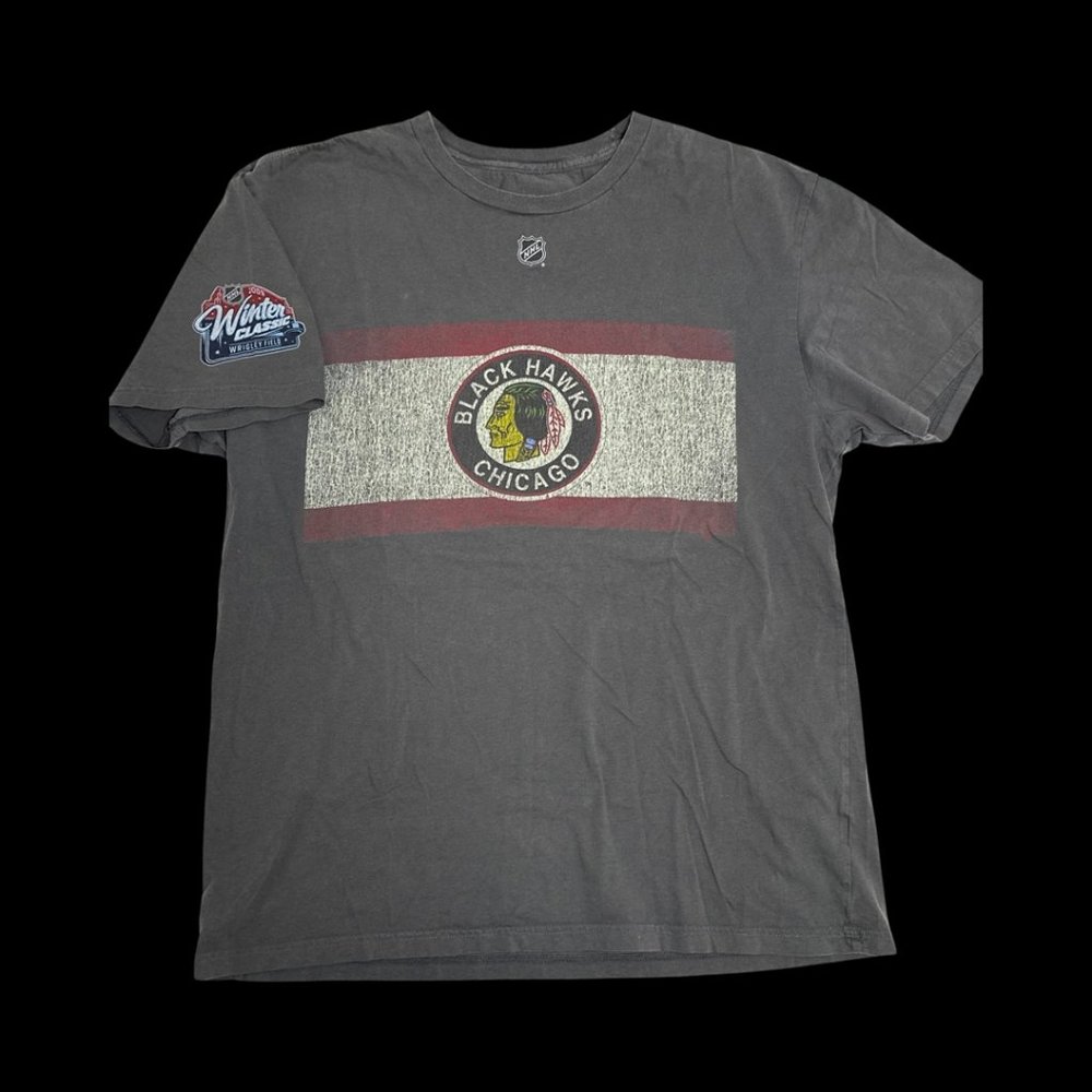 Chicago Blackhawks NHL 2009 Winter Classic T-shirt Toews #19 Wrigley Field Large - Picture 3 of 6